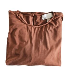 Nordstrom Rack Brown Long Sleeve Top. #0076(K)